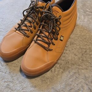 DC Men's Tan High-Top Sneakers New